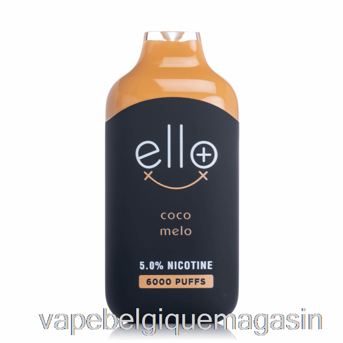 Vape Belgique Blvk Ello Plus 6000 Jetable Coco Melo
